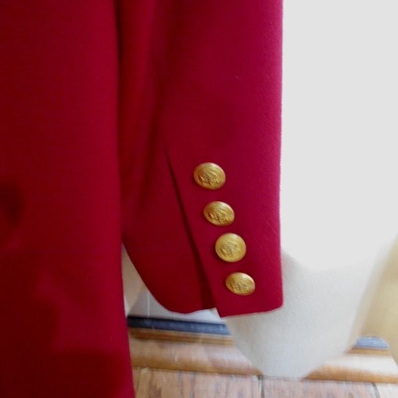 Talbots Red Blazer Single Button for Business Career Size 8 - Picture 6 of 12